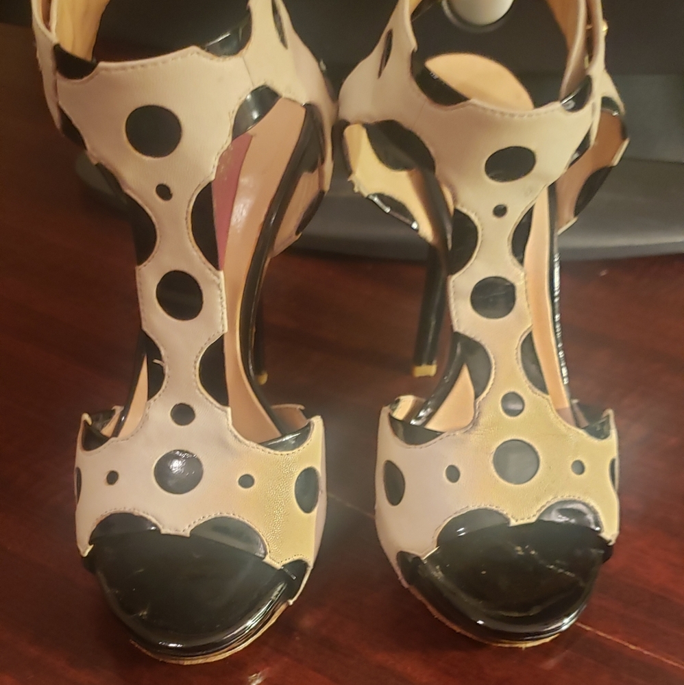 Betsey Johnson Polka Dot Heels